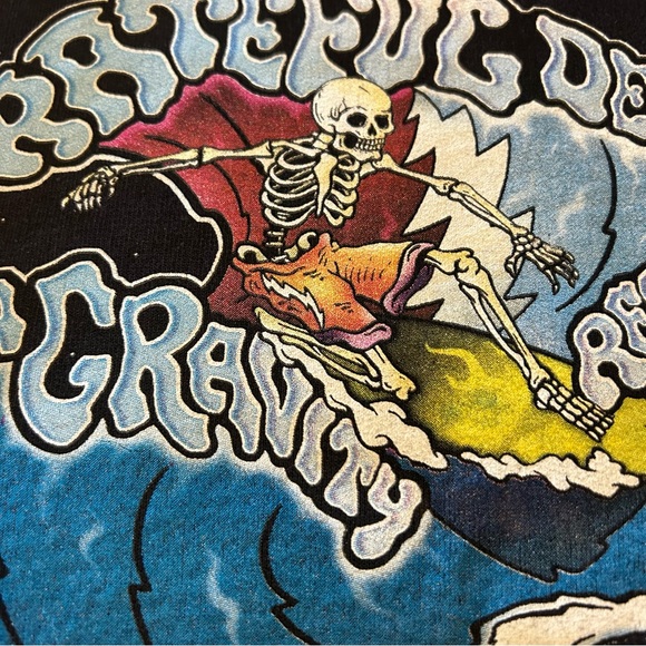 Grateful Dead Tie Dye Hooded Sweatshirt Concert Tour Band Peter Forsythe XXL - Picture 8 of 9